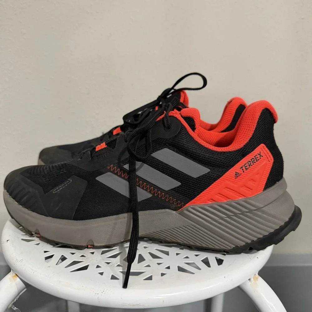 Adidas Terrex Soulstride Black Solar Red (FY9214) Mens Size 9